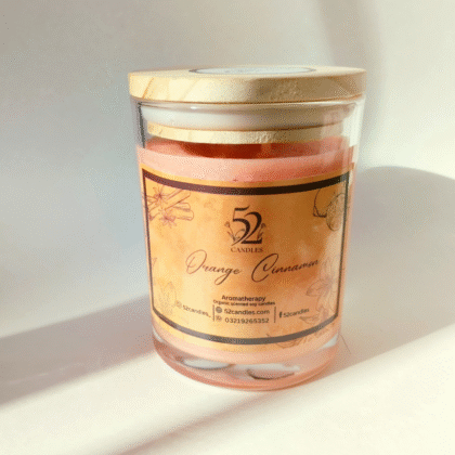 Orange Cinnamon Scented Candle